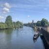 View up river, junction on the right by Stephen Fulcher – 14 July 2022