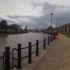 Looking upriver from north bank by PeterScott – 1 August 2018