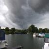 Oundle Marina looking towards Barnwell Mill by sandy ball – 13 July 2009