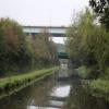 The Railway bridge and the M6 Viaduct crossing the canal by Stephen Atty – 21 September 2016