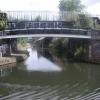 Warwick Bar through the towpath bridge at the junction by PeterScott – 3 July 2005