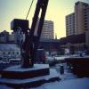 Looking across towards the graving docks by PeterScott – 1 January 1979