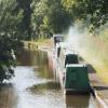 The moorings below the locks by Terry Rigden – June 2001