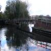 Bulls lock to the left,River Kennet joining the navigation.(nbpinks) by peter irene nicky kelly slight – 29 October 2012