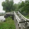 The white handrails were being painted, despite heavy rain showers by John Howarth – 31 July 2008