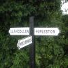 Signpost at the junction by PeterScott – 12 July 2004