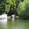 The weir stream is used for mooring. by Charles Lyne – 14 July 2022