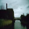A large mill is on the offside near the bridge by Nick – 5 April 2009