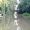 Approaching bridge 21 with a small marina on the right. by Wally Rhodes – 17 August 2005