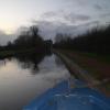 There is a long length of ringed moorings above the top lock by Mike and Ethel Cummins – 8 December 2015
