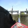 Swan eagre to leave Lock 41 by Nic Chilton – 15 September 2007