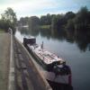 Veiw of end of moorings looking downstream by steve ryan-bell – 28 September 2005