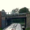 The bridge is more or less on the crown of a sharp bend - take care! Towards Barnton Tunnel by PIG and PINEAPPLE – 13 September 2004