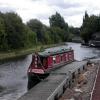 Pontoon Moorings on the Old Main Line at the junction with the Chemical Arm by Jim Davies – 29 July 2007