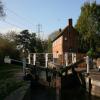 Barrow Lock - with traffic light indicating safe passage by Mark Whalley – 14 October 2007