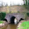 River Weaver below Middlewich canal northern parapet. by Canopus – 27 January 2008